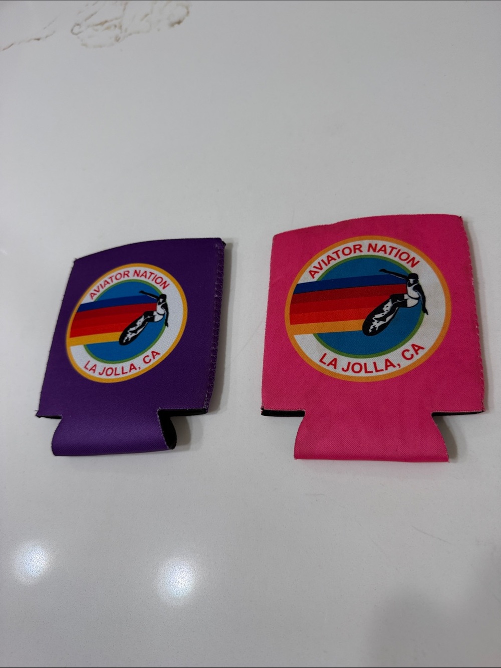 Aviator Nation Set of 2 Koozie Can Holders La Jolla, CA